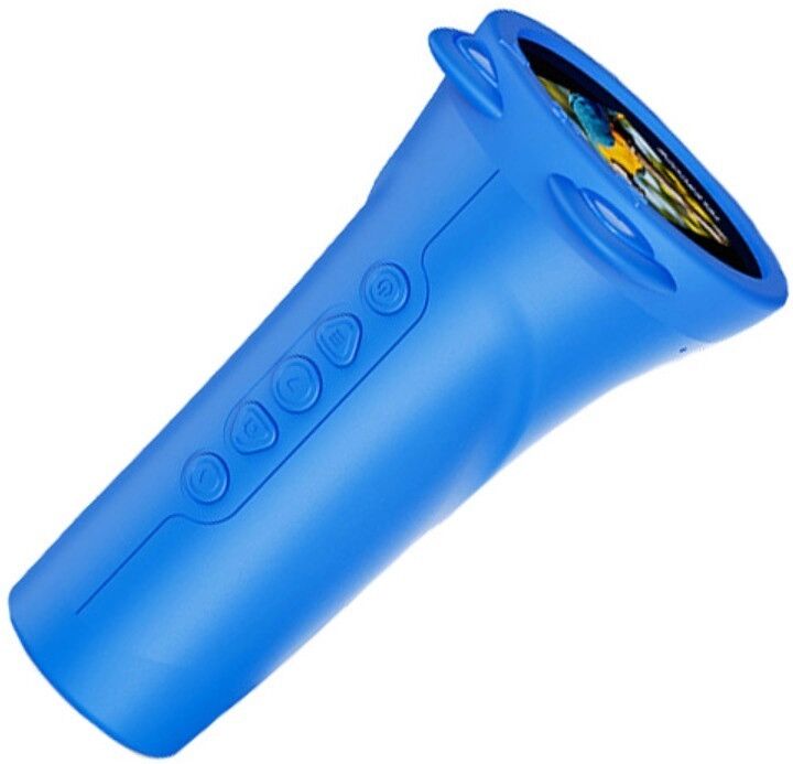 INF 2-in-1 Digitalmikroskop und Teleskop – 1080P Kamera, 10x optische Vergrößerung, 2.4-inch IPS-Display, USB-PC-Live-Ansicht Blau