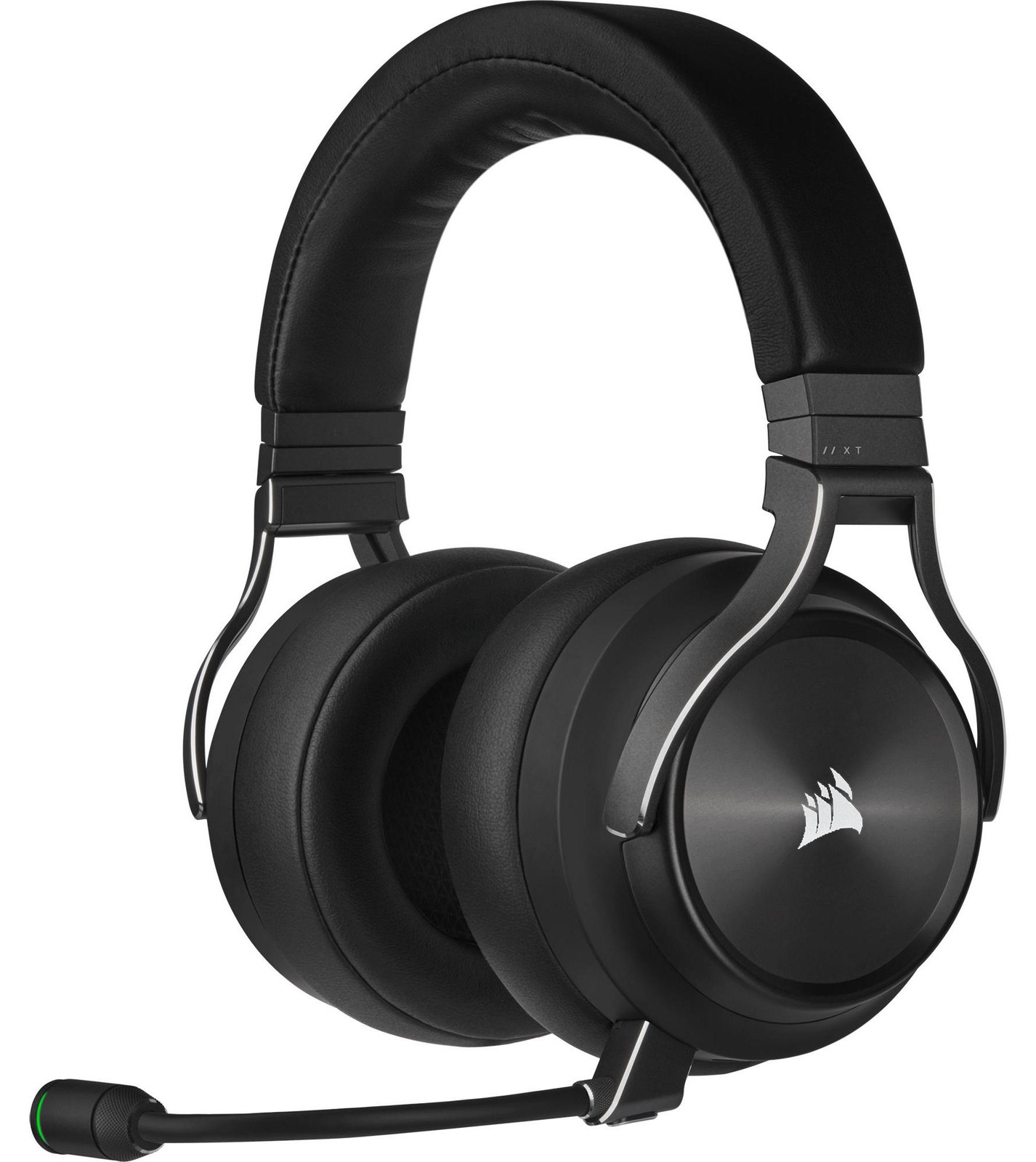 Corsair VIRTUOSO RGB Wireless XT Draadloze en bedrade hoofdtelefoon met microfoon, zwart