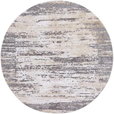 Livabliss Teddy Grey Abstract Modern Area Rug