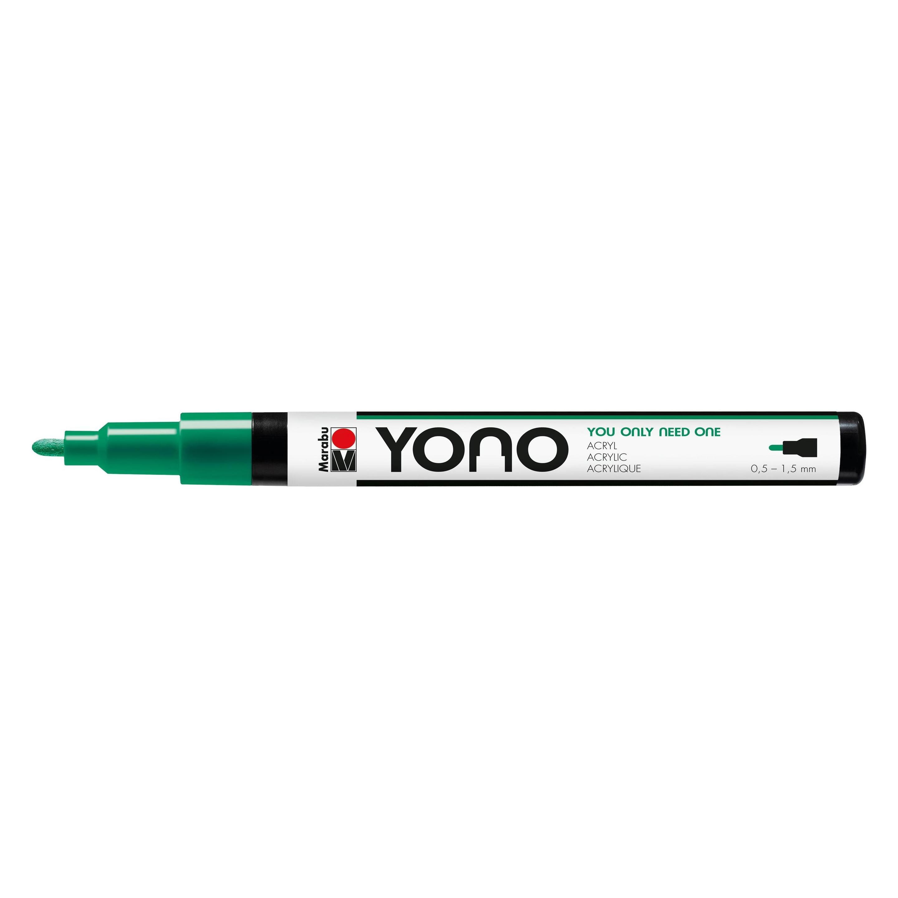 Marabu Acrylmarker YONO 0.5 - 1.5 mm Saftgrün (1x) (12400101067)
