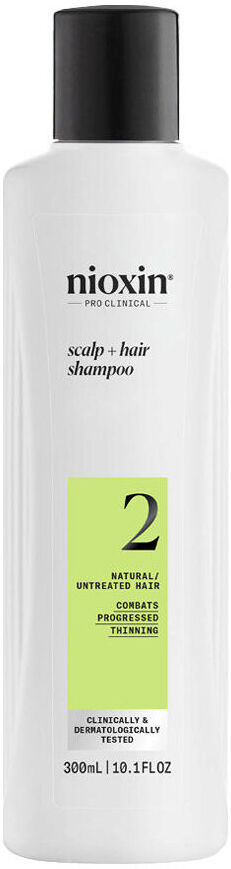 Nioxin System 2 Natural Hair Shampoo with Advanced Weakening 300 ml