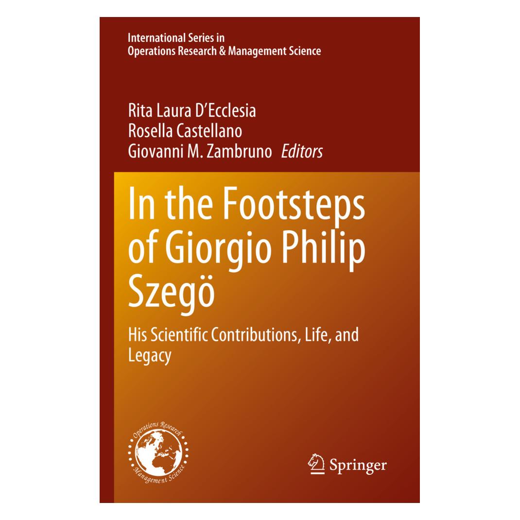 Springer In the Footsteps of Giorgio Philip Szegö (Englisch, Softcover) (57118529)