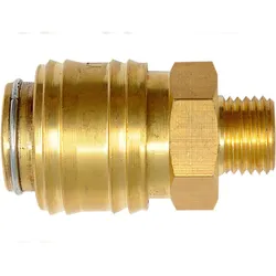 TRIZERATOP Messing-Schnellkupplung mit Außengewinde G1/4