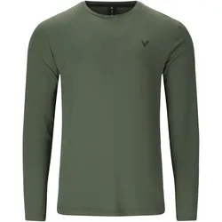 VIRTUS Roger V3 Hyperstretch langarm Trainingsshirt Herren 3210 - pine L