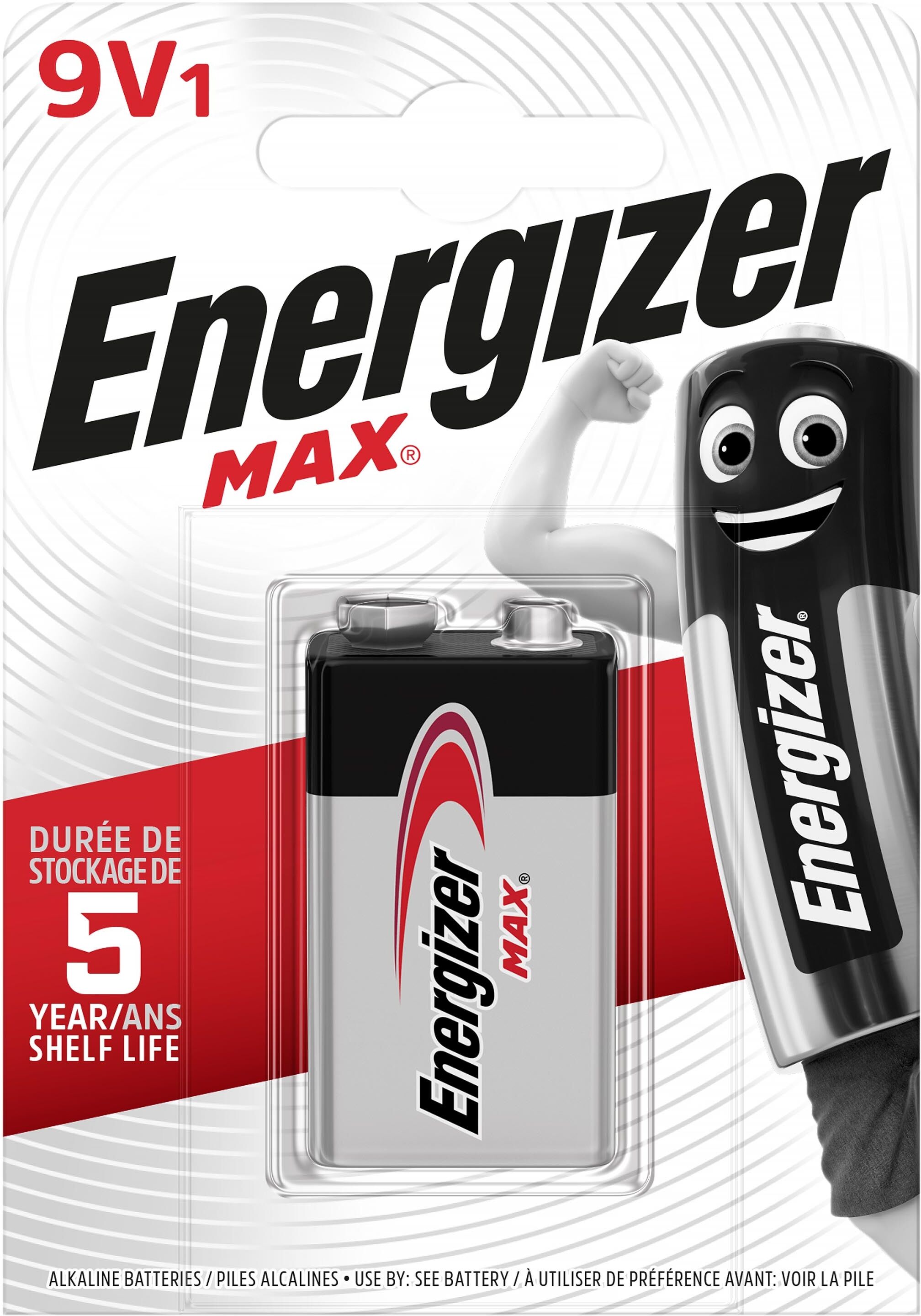 Energizer Batteri Max 9V/522 BpP1
