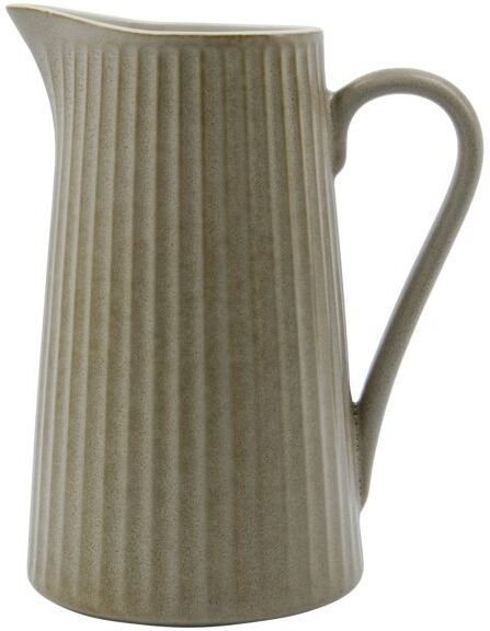 House Doctor - Pleat Jug - 128 cl - Grey/Brown