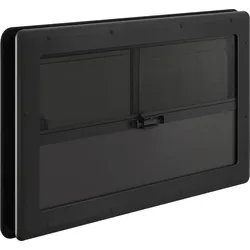 Dometic PUR-Win S10 Schiebefenster doppelte Acrylverglasung mit integriertem Rollo und Fliegengitter schwarz 700 x 400 mm