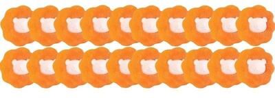 Inspired Finds Reusable Pet Hair Laundry Balls 20pcs Orange