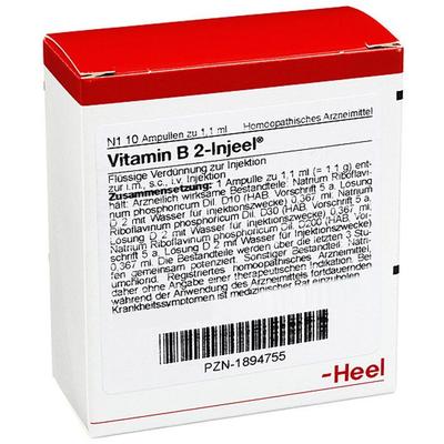 Vitamin B2 Injeel Ampullen 10 St