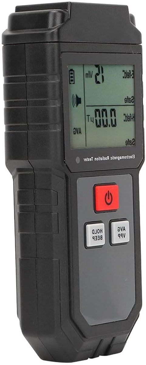 EMF Meter Stralingsdetector Grijs 14 x 8 x 4 cm