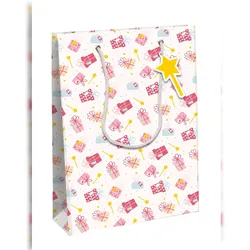 Clairefontaine 6x Magie, Excellia, Geschenktasche L 26,5x14x33 cm - Rosa 32469-2C