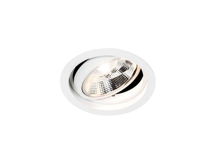 Spot encastré rond blanc orientable - Chuck 111