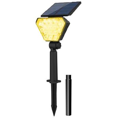 Bunte RGB-Solar-Rasenlampe, Boden-Plug-in-Flutlicht, hohe Helligkeit, für den Außenbereich, Hoflandschaftsbeleuchtung, Baumstrahler, faltbare Beleuchtung mit hoher Helligkeit