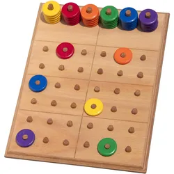 Holz Bi-Ba-Butze Lernspiel Farbsudoku