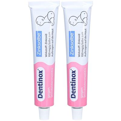 2x Dentinox Zinksalbe gegen Windeldermatitis 2x45 g Salbe