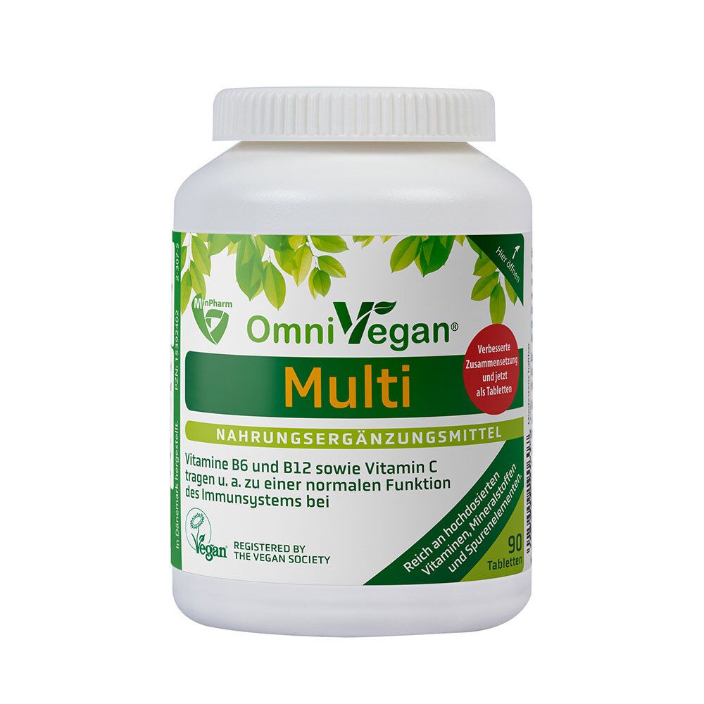 Omnivegan Multi zertifiziert vegan Tabletten 90 St