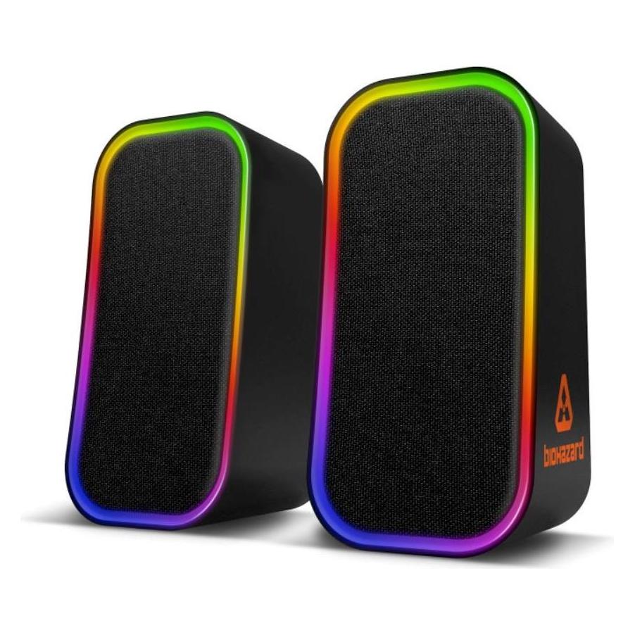 Connect IT Reproduktory BIOHAZARD PC, RGB, Bluetooth, 3.5mm, černé (CSP-1200-BK)