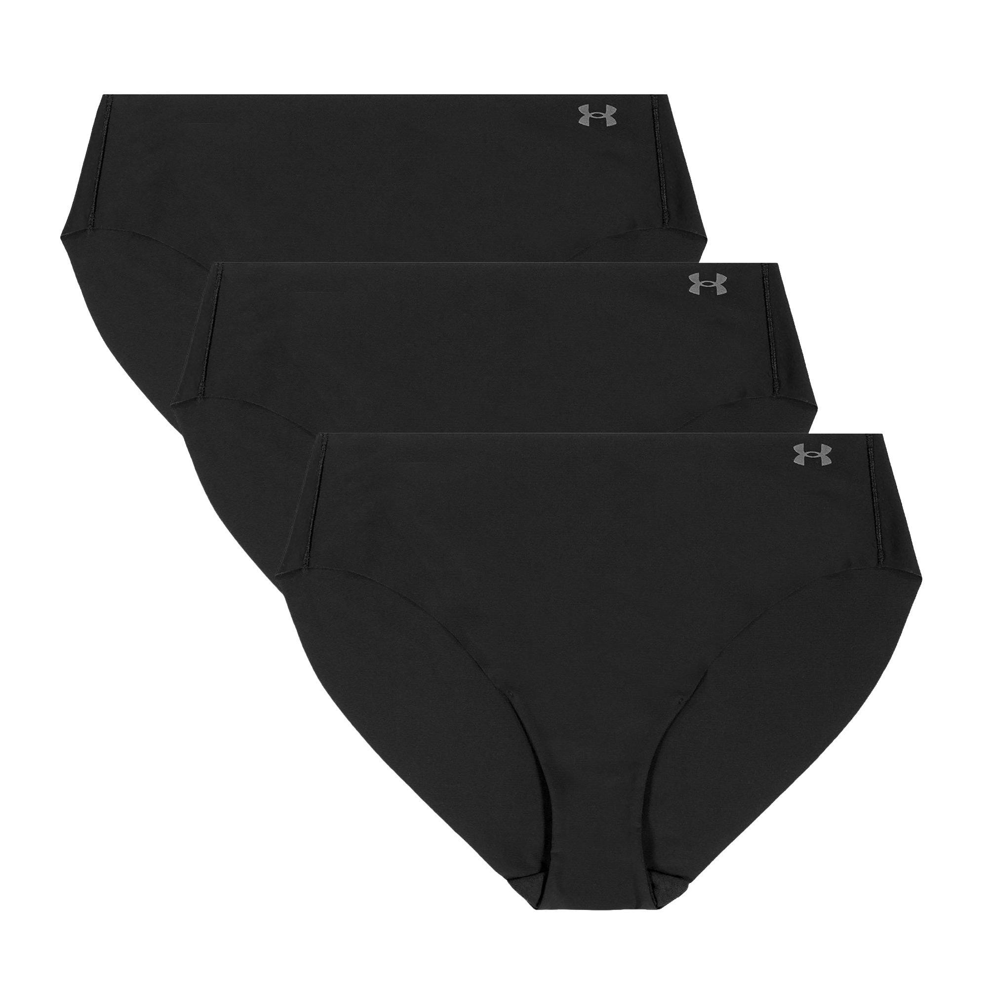 Under Armour Ua Pure Stretch No Show Bikini-Solid 3Pk Slip
