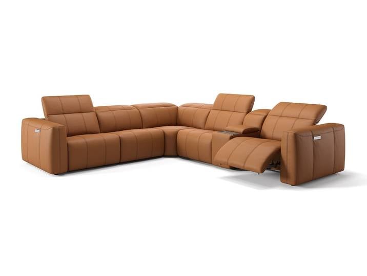 XXL Wohnlandschaft FLORIDA Leder Ecksofa