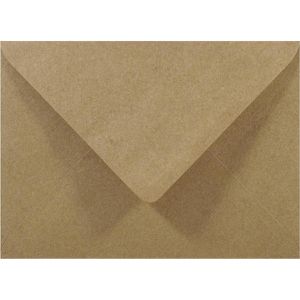 Netuno Briefumschläge braun, B6, ohne Fenster, nassklebend, 100g/m², 25 Stück