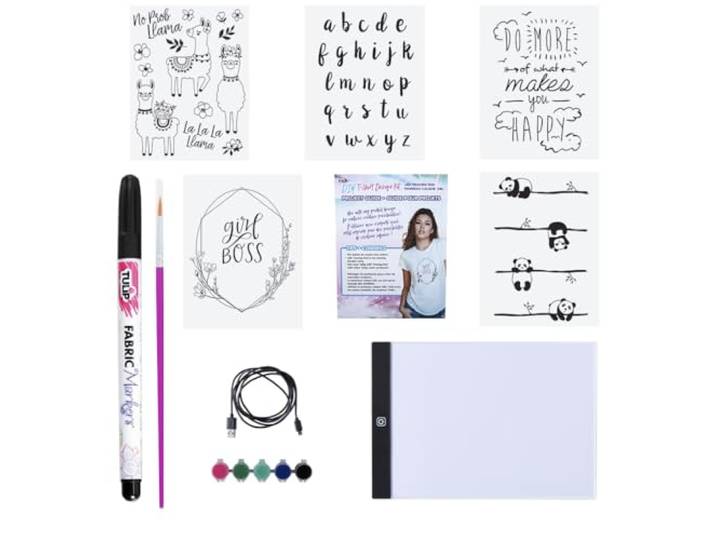 Tulip DIY T-shirt Design Kit & LED Board, Multi, One size