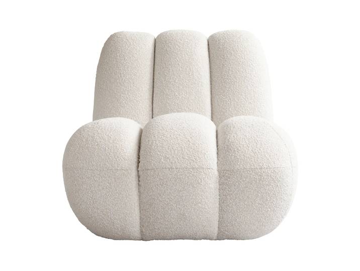 101 Copenhagen Toe Loungesessel bouclé Off-white