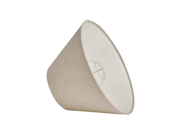 Basic wide Lampenschirm, beige, Ø 30 cm - Watt & Veke - Design - Stoff / Textil