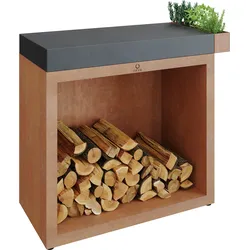 OFYR Butcher Block Storage 90 Corten Keramik Dunkelgrau