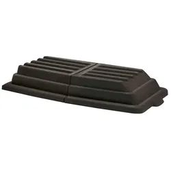 Deckel Rubbermaid Transportwagen Tilt Truck 0,6 m3 Schwarz bombierter Verschlussdeckel mit Scharnier