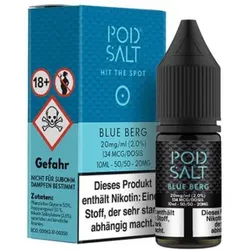 Blue Berg 10ml NicSalt Liquid by Pod Salt 11mg