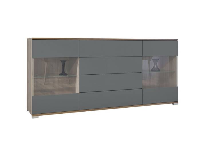 SIDEBOARD Bari Graphit Seidenmatt