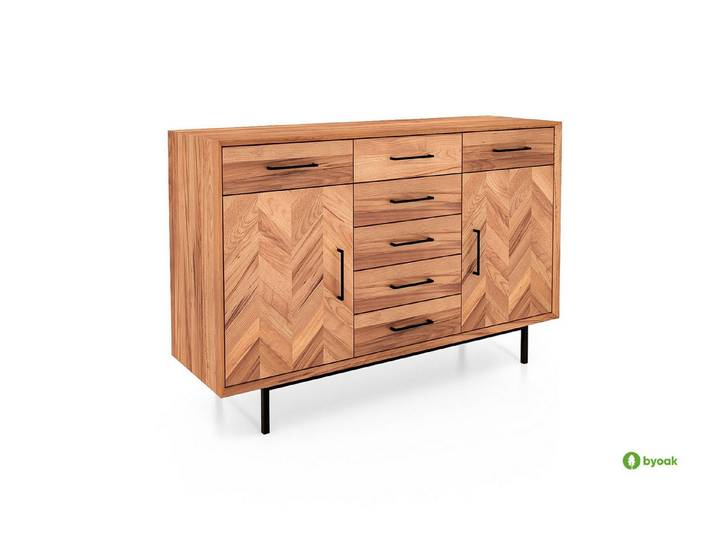 byoak Kommode ABIES aus Massivholz, Naturgeölt
