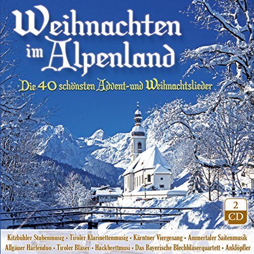 Various - Weihnacht; Weihnachten im Alpenland; Die 40 schönsten Advent - und Weihnachtslieder; mit Stubenmusik, Saitenmusik, Hausmusik, Viergesang, Harfe, Zither, Weisenbläser; Klarinetten; Anklöpfler; Hackbrett; Blechbläser... - Preis vom 09.10.2026 07:2