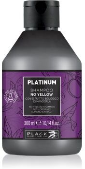 Black Professional Line Line Platinum No Yellow Shampoo champô sem sulfatos neutraliza tons amarelados 300 ml. Line Platinum No Yellow Shampoo