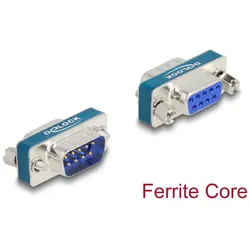 DeLOCK HF/EMI Entstörfilter D-Sub 9 Pin Stecker zu Buchse mit Tiefpass induktiv