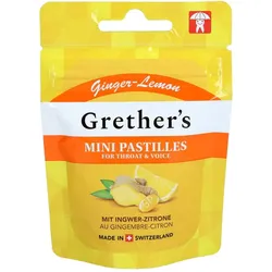 GRETHERS Ginger Lemon zuckerfrei Past.Mini Beutel