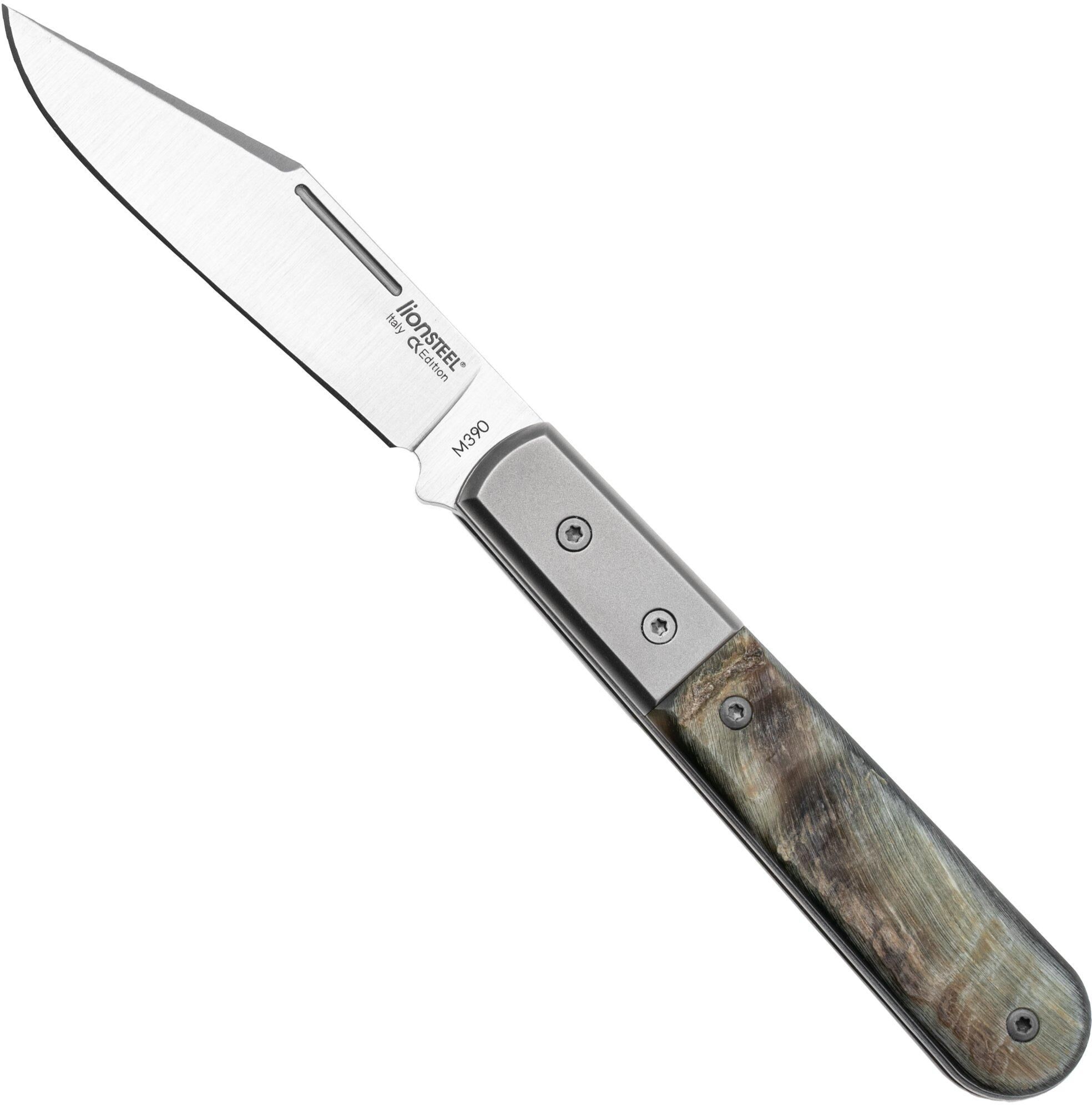 Lionsteel Shuffler Barlow CK0112-RM Ram, coltello da tasca