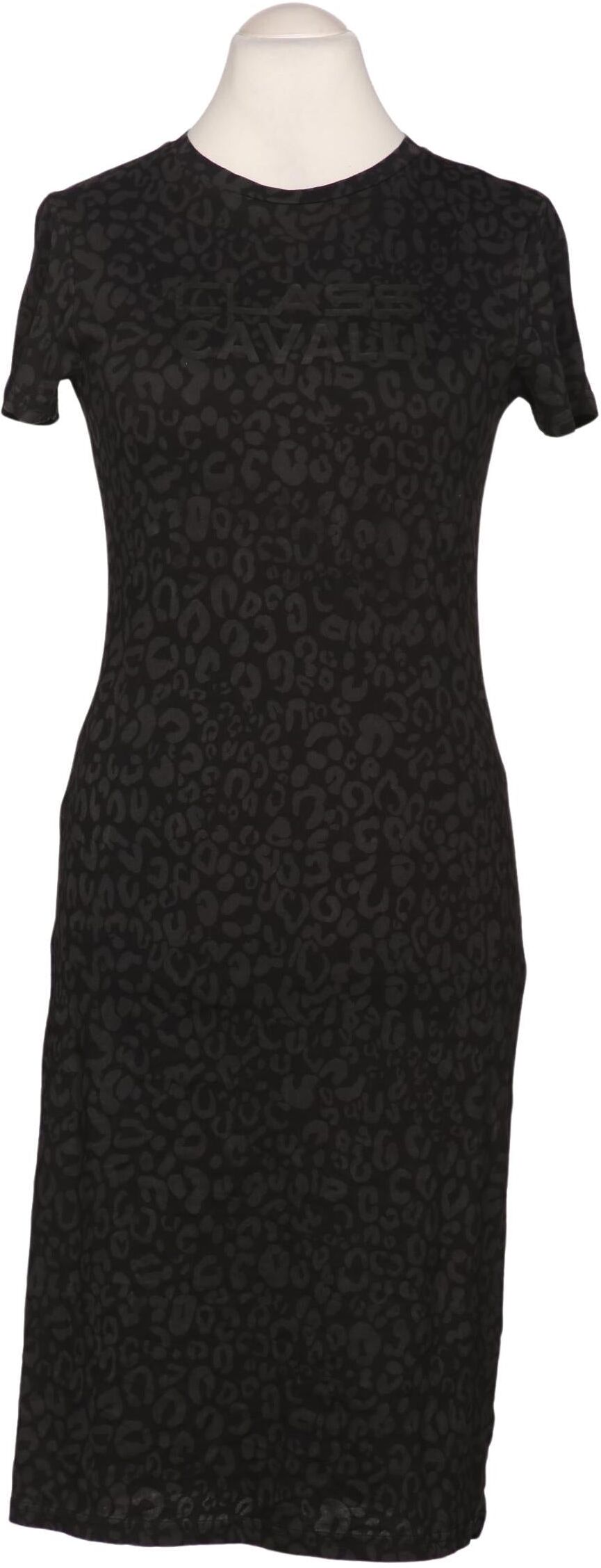 Class Roberto Cavalli Damen Kleid, Schwarz, Gr. M, Baumwolle - Second Hand