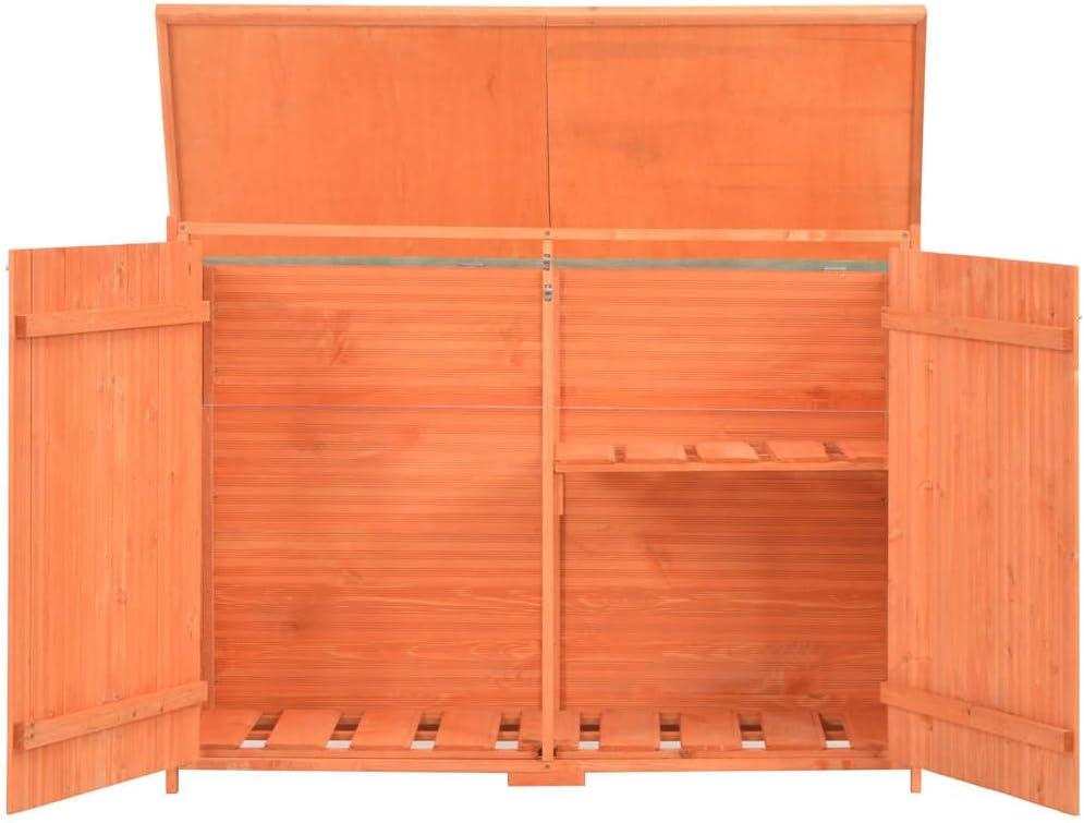 Garten-Geräteschuppen aus Holz, 128x42x91 cm, 21,1 kg