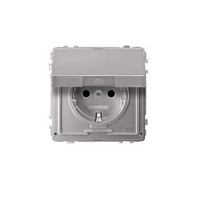 Merten SCHUKO-Steckdose alu MEG2310-7260