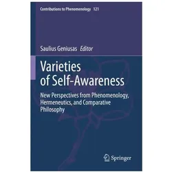 Varieties of Self-Awareness, Fachbücher von Saulius Geniusas