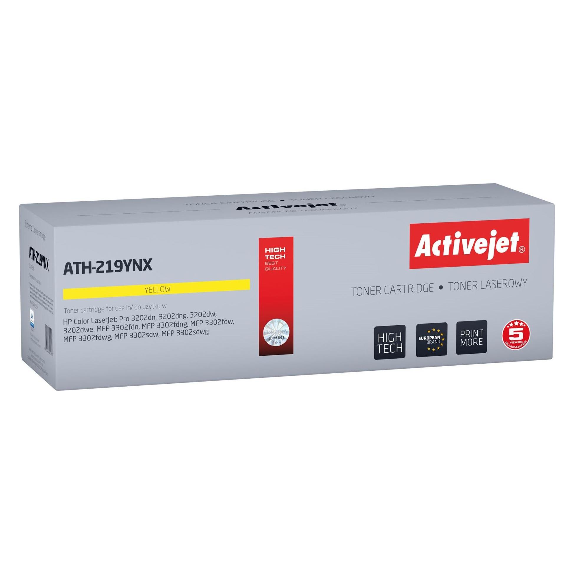 Activejet Kompatibel Toner ATH-219YNX (Y) (ATH-219YNX)