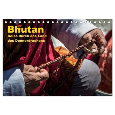 Bhutan - Reise durch das Land des Donnerdrachens (Tischkalender 2027 DIN A5 quer), CALVENDO Monatskalender