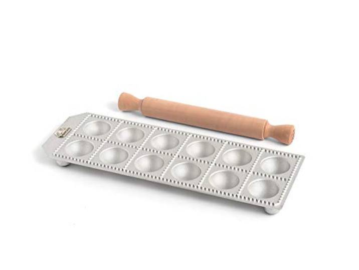 Marcato moule à ravioli - 12 raviolis ronds 5\,5cm 8383
