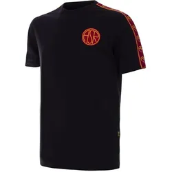 Copa Football, Herren, Fussballtrikot, AS Roma Black Taper T-Shirt (M), Schwarz