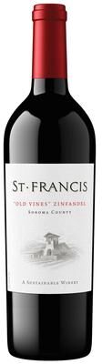 """Saint Francis""" """Saint Francis St. Francis Old Vines Zinfandel 2023 Red Wine - California"""