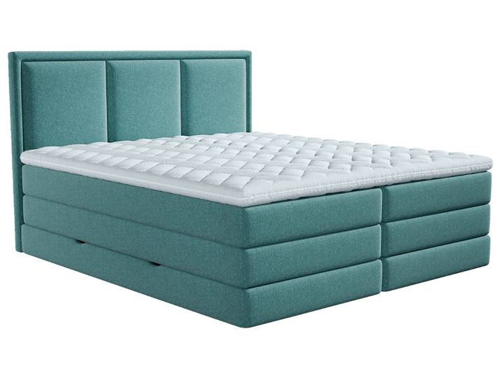 XORA Boxspringbett SWING, türkis, Stoff