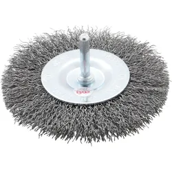 BGS 3077 Scheibenbürste Ø100mm Aufnahme Ø6mm Stift Stahl