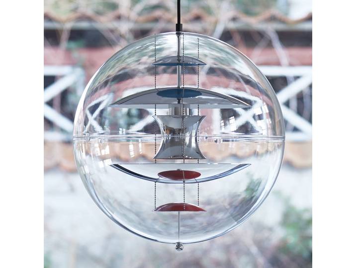 VP Globe 50 Aluminium Hanglamp - Verpan - Woonkamer - Designer - Kunststof - 1 lamp