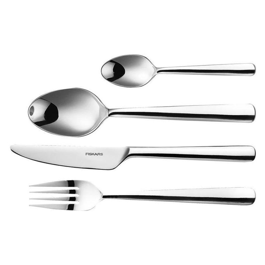 Fiskars FF Cutlery set matt 16pcs (16 Stk., Besteck Set) (1002958)